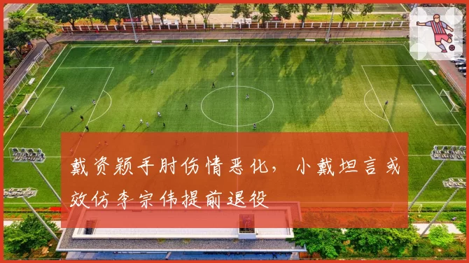 戴资颖手肘伤情恶化,小戴坦言或效仿李宗伟提前退役