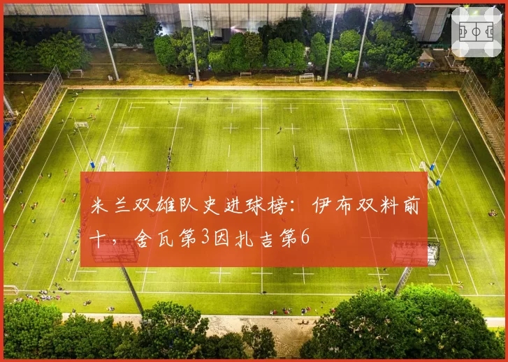 米兰双雄队史进球榜：伊布双料前十，舍瓦第3因扎吉第6